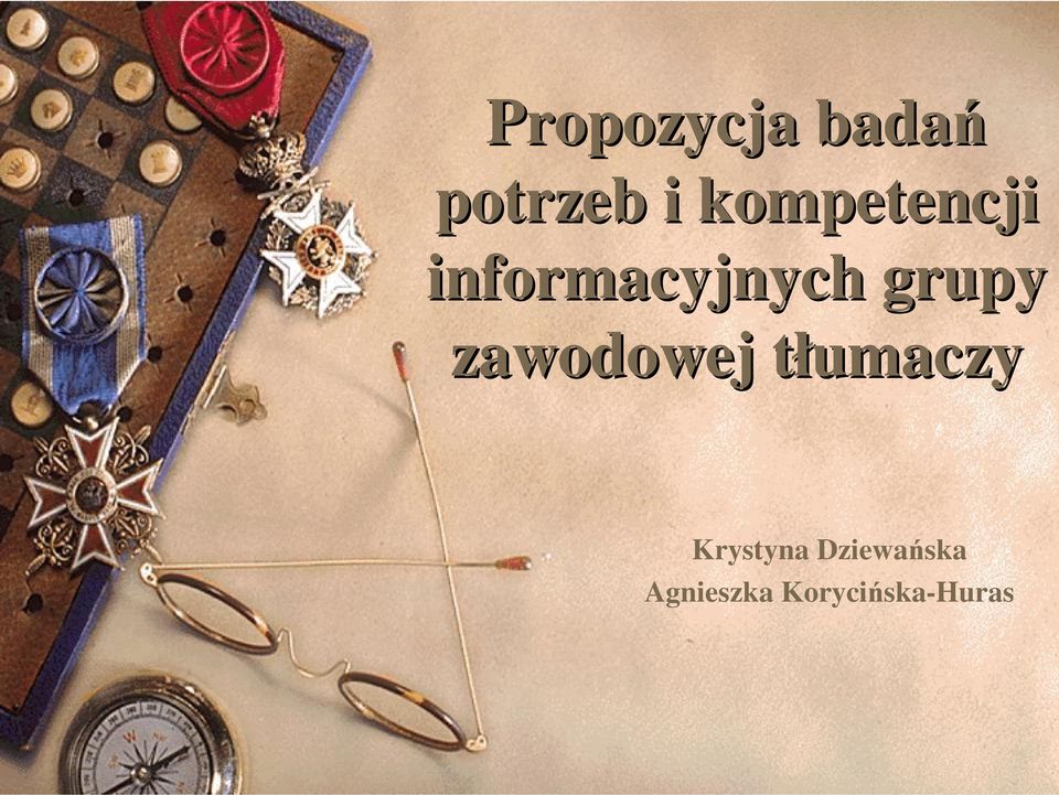 grupy zawodowej tłumaczy t
