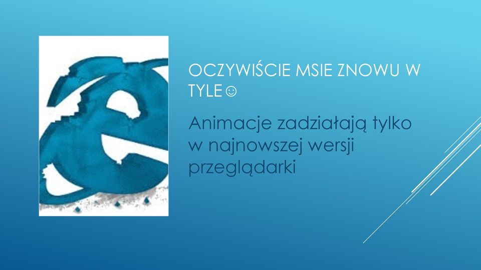 zadziałają tylko w