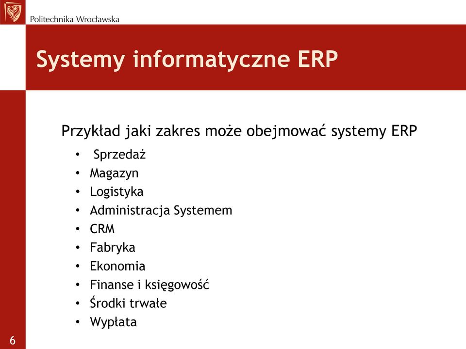 Logistyka Administracja Systemem CRM Fabryka