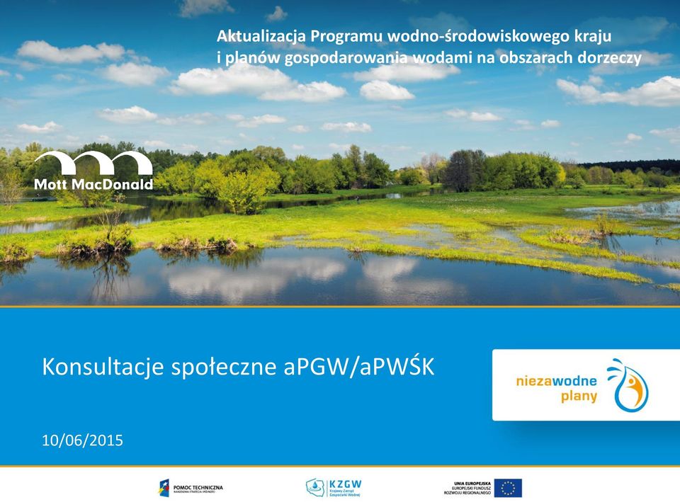 gospodarowania wodami na obszarach