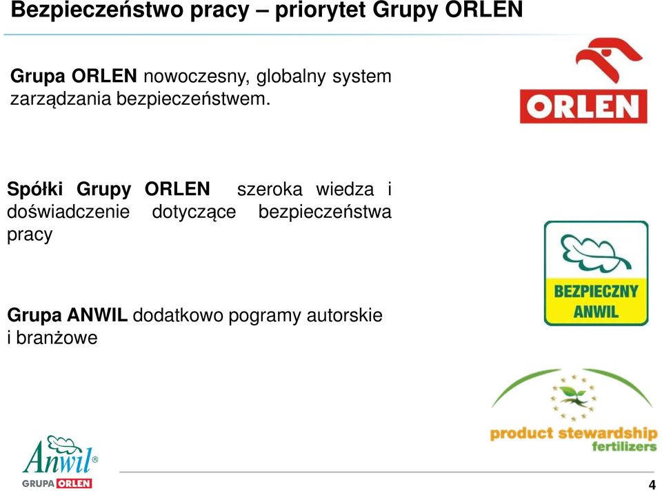 Spółki Grupy ORLEN szeroka wiedza i doświadczenie dotyczące