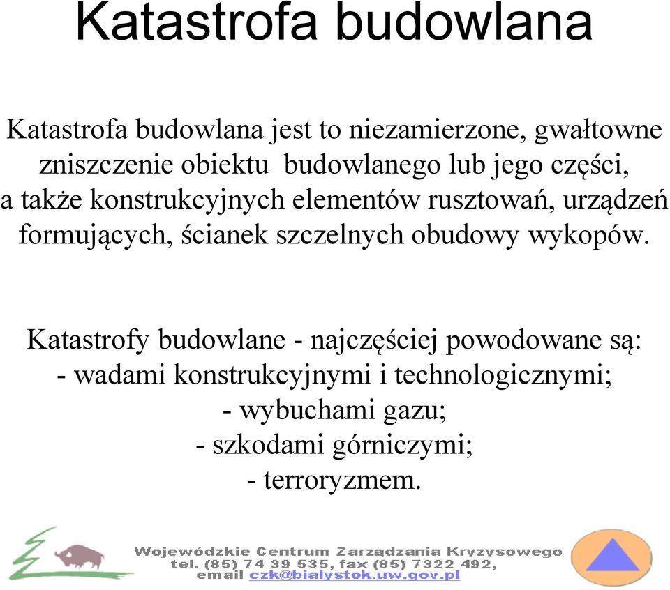 formujących, ścianek szczelnych obudowy wykopów.