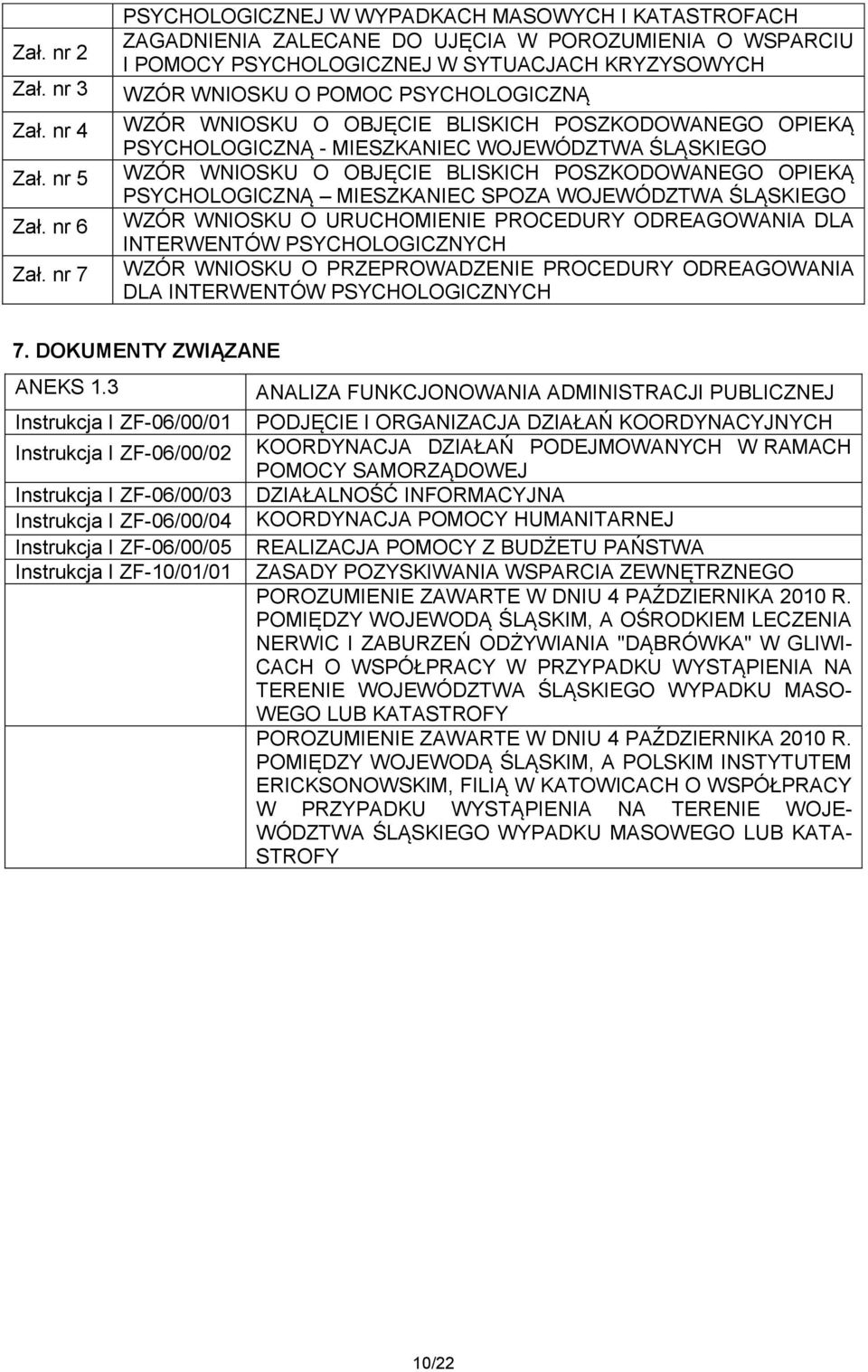 WZÓR WNIOSKU O OBJĘCIE BLISKICH POSZKODOWANEGO OPIEKĄ PSYCHOLOGICZNĄ - MIESZKANIEC WOJEWÓDZTWA ŚLĄSKIEGO WZÓR WNIOSKU O OBJĘCIE BLISKICH POSZKODOWANEGO OPIEKĄ PSYCHOLOGICZNĄ MIESZKANIEC SPOZA