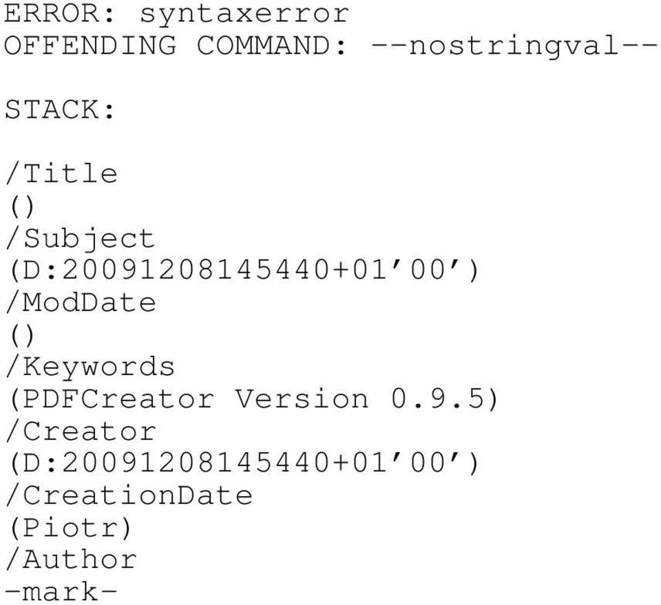 /ModDate /Keywords (PDFCreator Version 0.9.