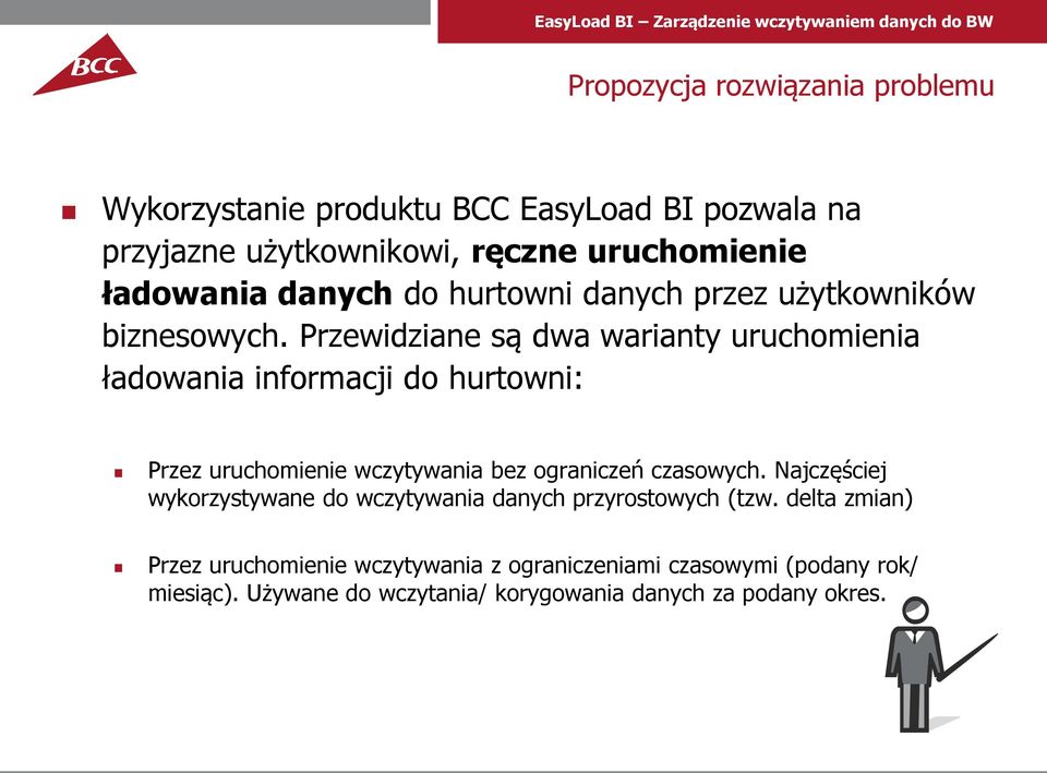 Przewidziane są dwa warianty uruchomienia ładowania informacji do hurtowni: Przez uruchomienie wczytywania bez ograniczeń czasowych.