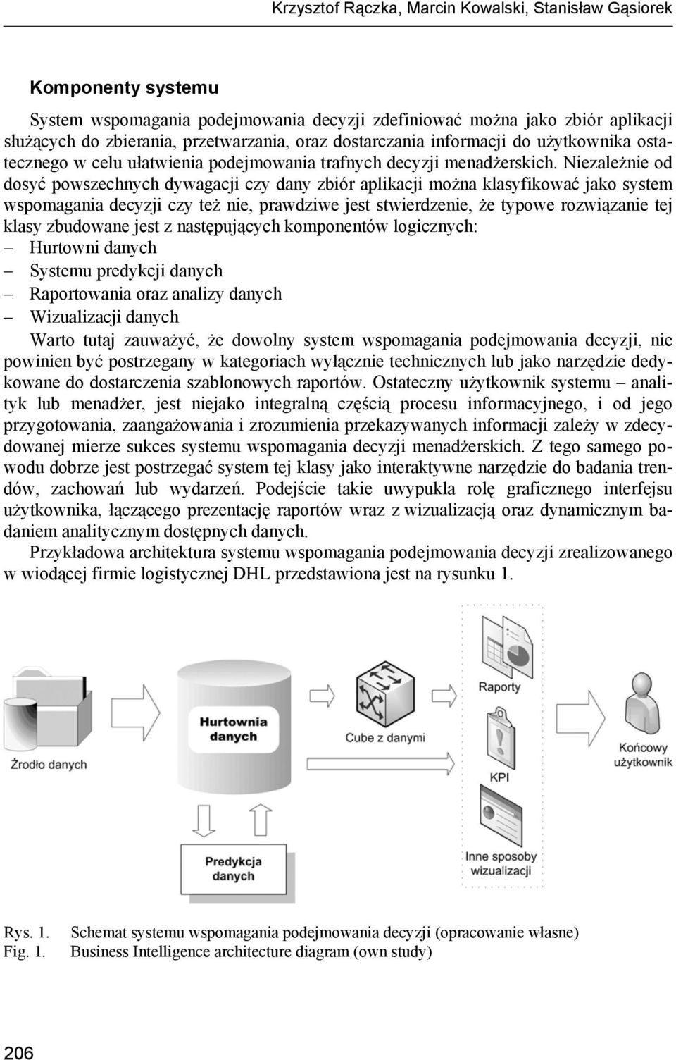 Niezależnie od dosyć powszechnych dywagacji czy dany zbiór aplikacji można klasyfikować jako system wspomagania decyzji czy też nie, prawdziwe jest stwierdzenie, że typowe rozwiązanie tej klasy