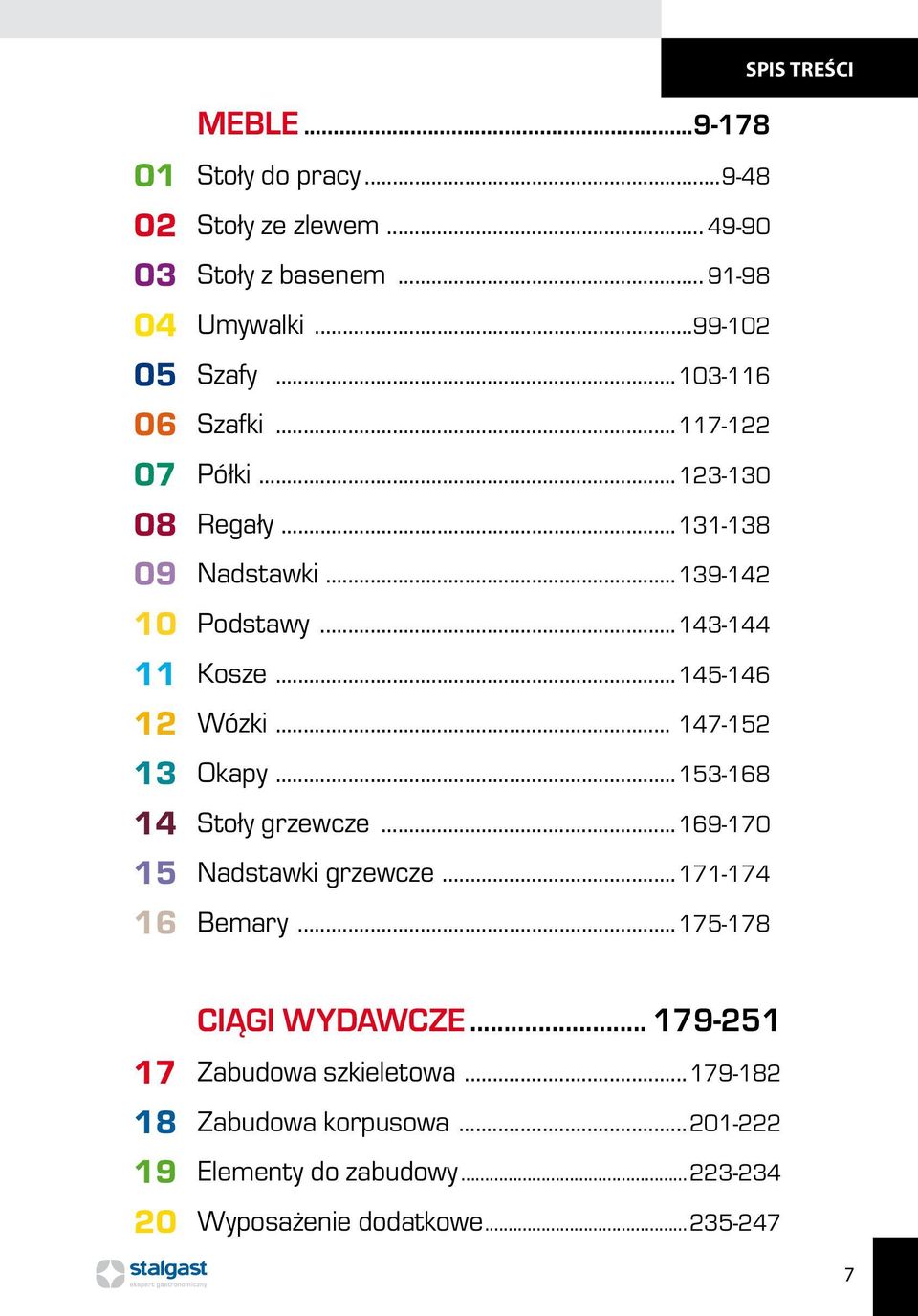 ..145-146 Wózki... 147-152 Okapy...153-168 Stoły grzewcze...169-170 Nadstawki grzewcze...171-174 emary.