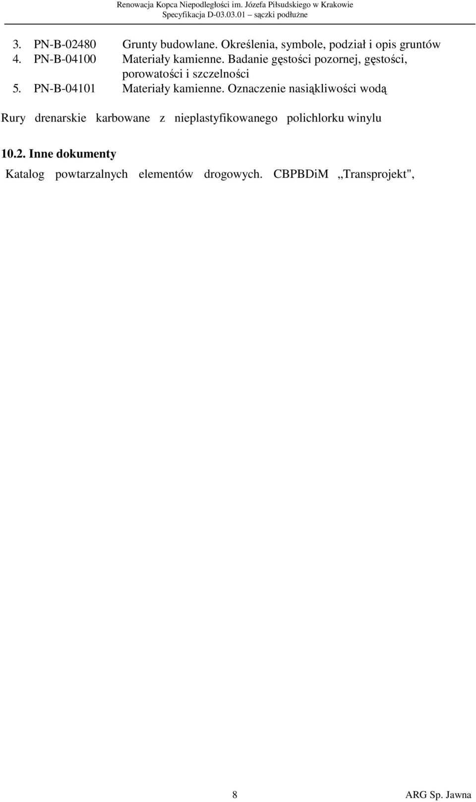 PN-B-04101 Materiały kamienne.
