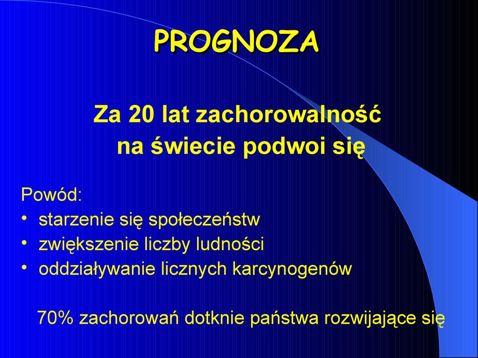 zwiększenie liczby ludności oddziaływanie