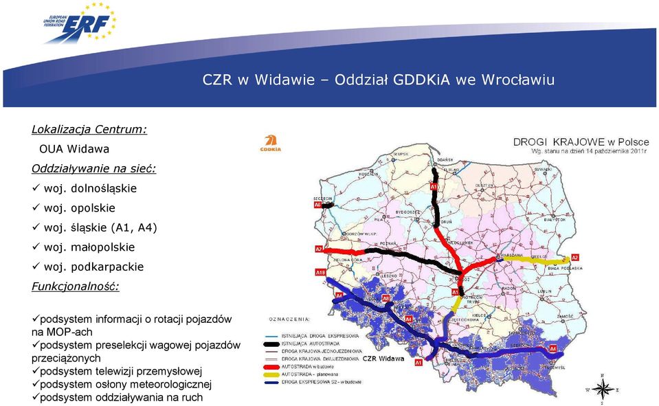 podkarpackie podsystem informacji o rotacji pojazdów na MOP-ach podsystem preselekcji wagowej