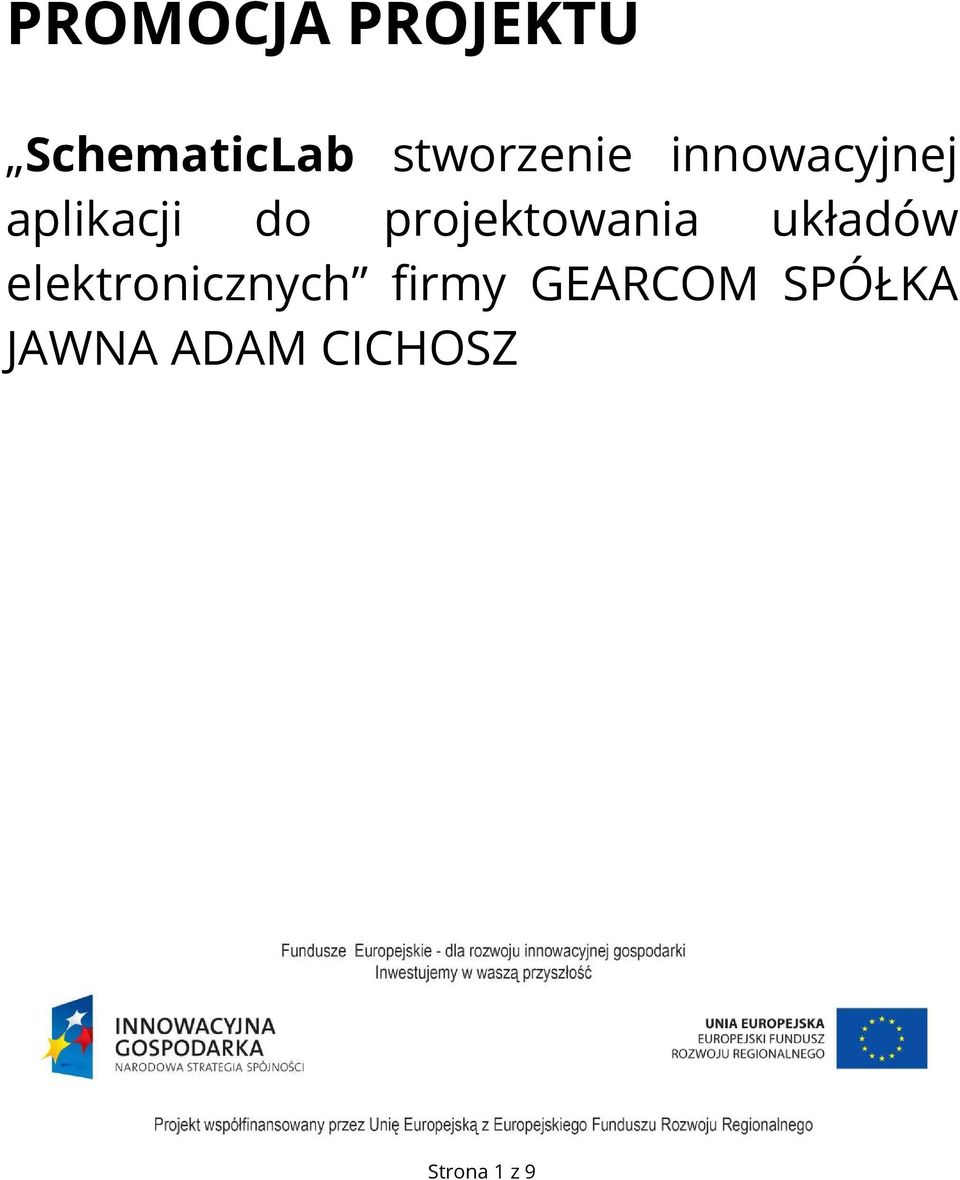 projektowania układów elektronicznych