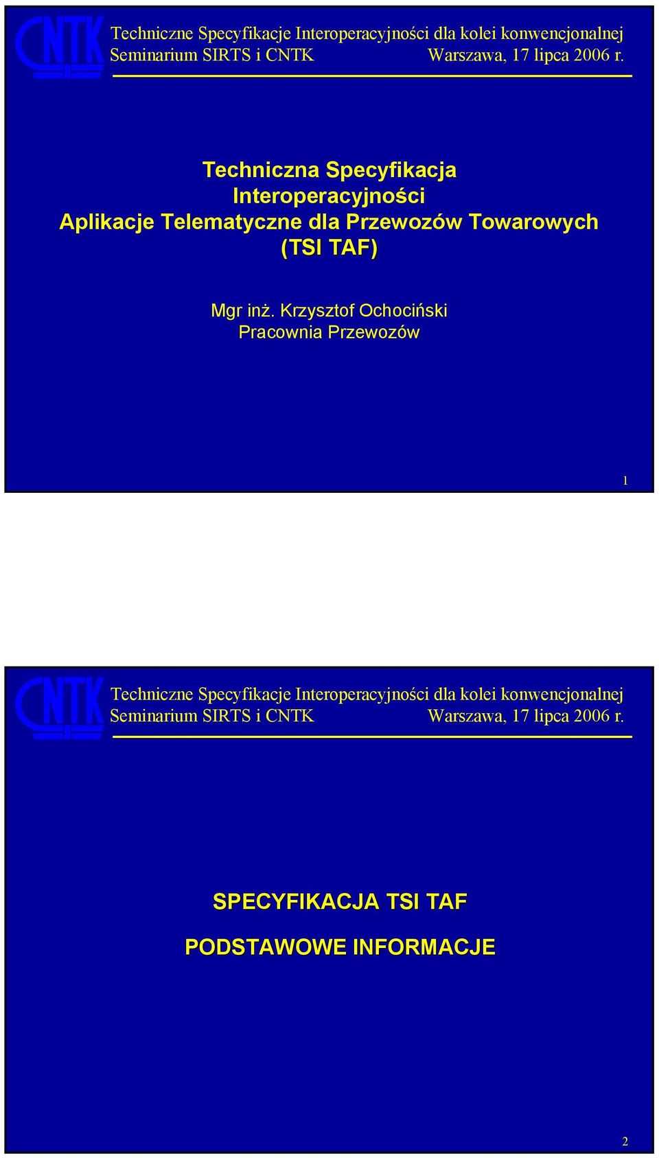 (TSI TAF) Mgr inż.
