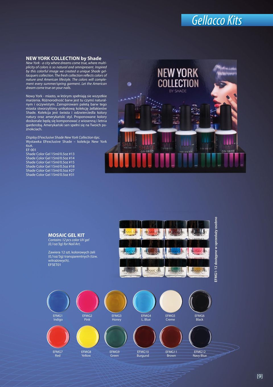 The colors will complement every summer/spring garment. Let the American dream come true on your nails. Nowy York - miasto, w którym spełniają sie wszystkie marzenia.