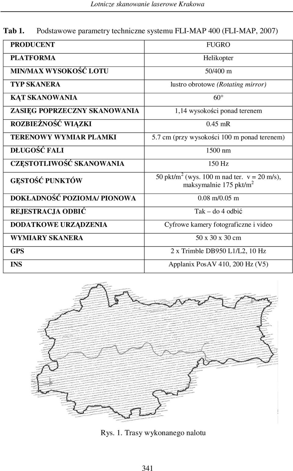 ZASIĘG POPRZECZNY SKANOWANIA ROZBIEŻNOŚĆ WIĄZKI TERENOWY WYMIAR PLAMKI DŁUGOŚĆ FALI CZĘSTOTLIWOŚĆ SKANOWANIA GĘSTOŚĆ PUNKTÓW DOKŁADNOŚĆ POZIOMA/ PIONOWA REJESTRACJA ODBIĆ DODATKOWE URZĄDZENIA WYMIARY