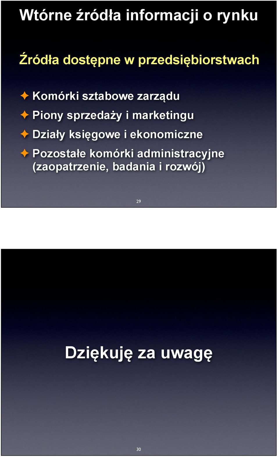 księgowe i ekonomiczne Pozostałe komórki
