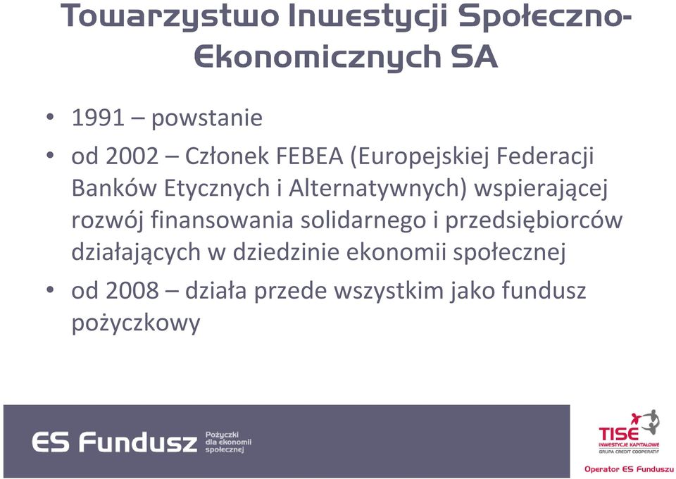 finansowania solidarnego i przedsiębiorców działających w