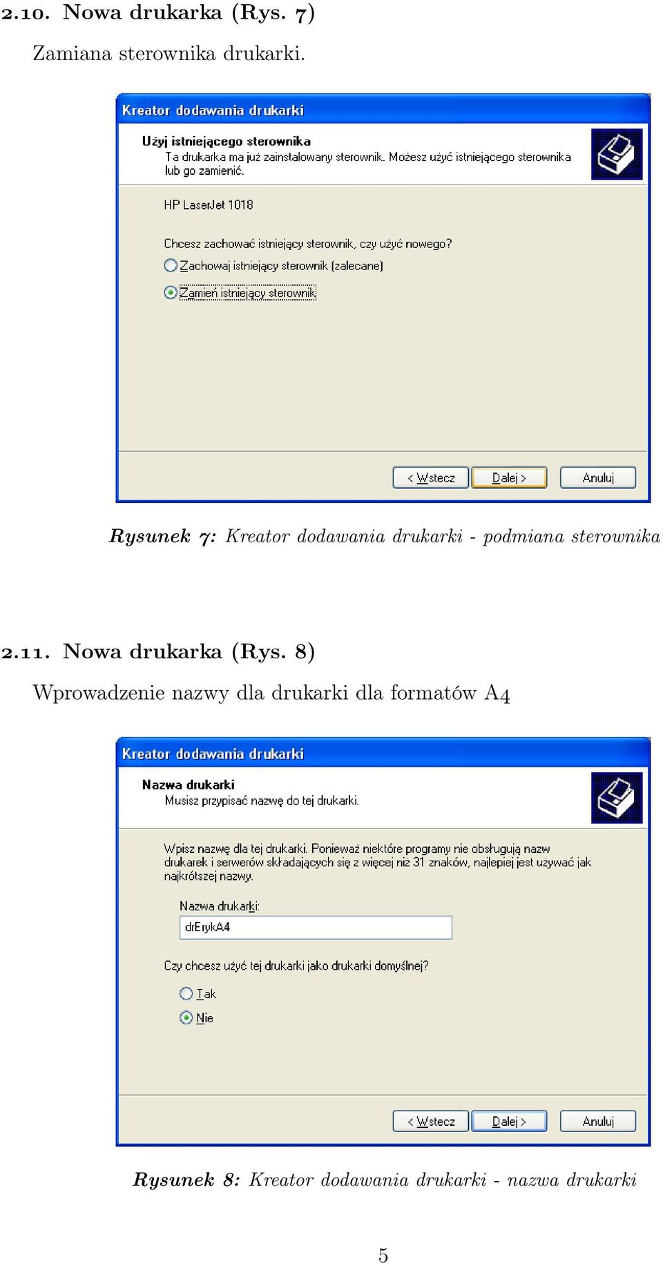 11. Nowa drukarka (Rys.