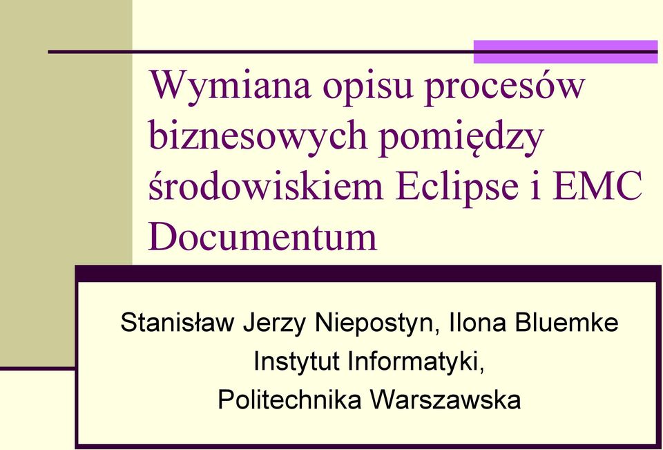 Documentum Stanisław Jerzy Niepostyn,