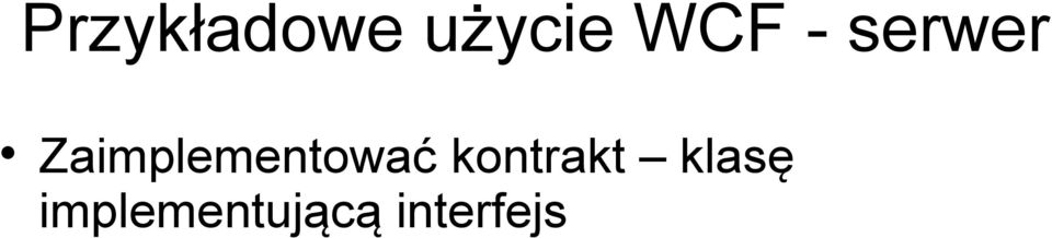 Zaimplementować