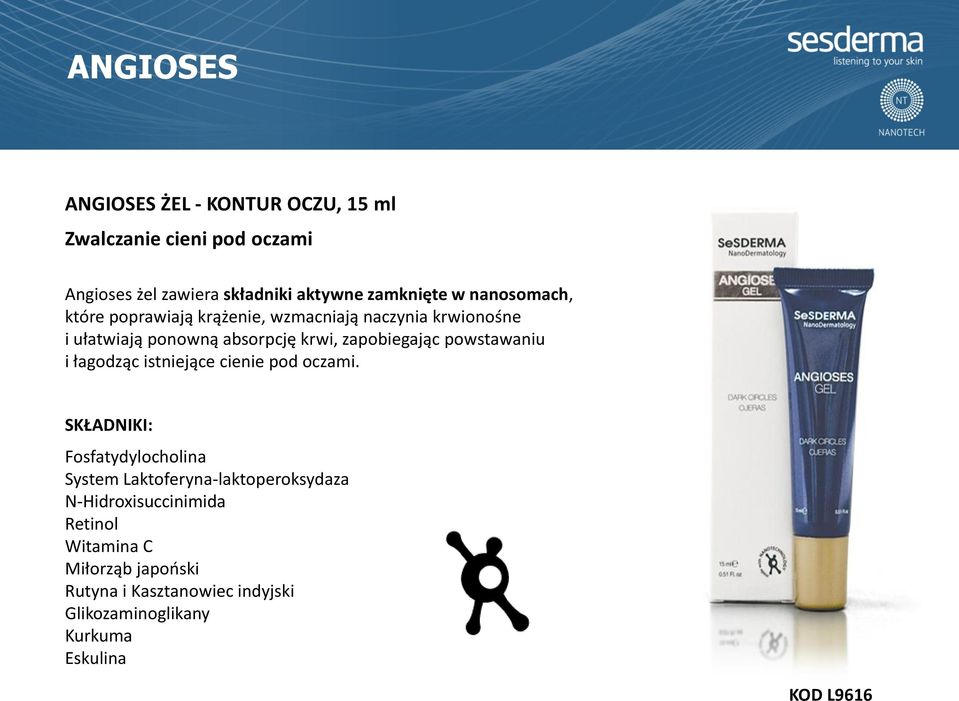 powstawaniu i łagodząc istniejące cienie pod oczami.
