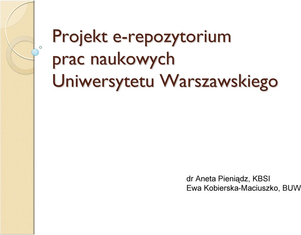 Warszawskiego dr Aneta