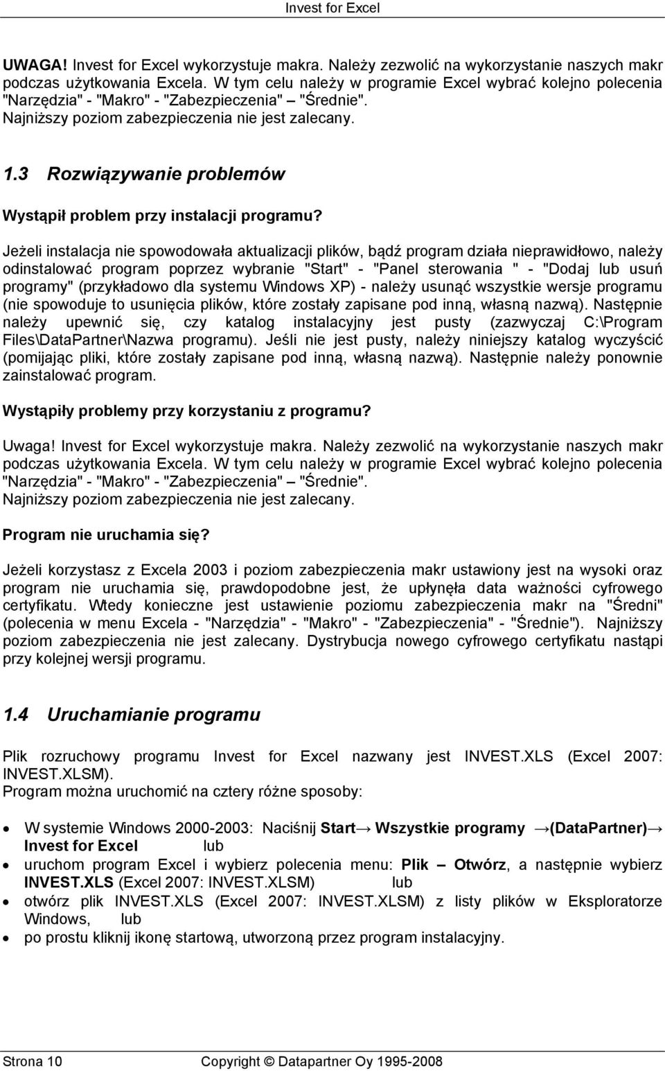 3 Rozwiązywanie problemów Wystąpił problem przy instalacji programu?