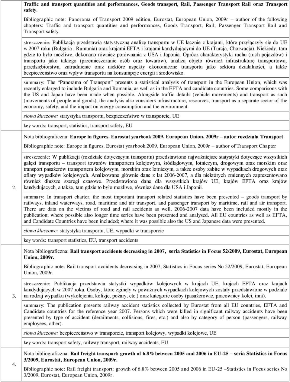Passenger Transport Rail and Transport safety.
