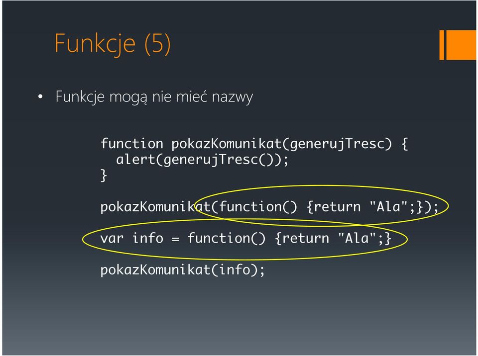 alert(generujtresc()); pokazkomunikat(function()