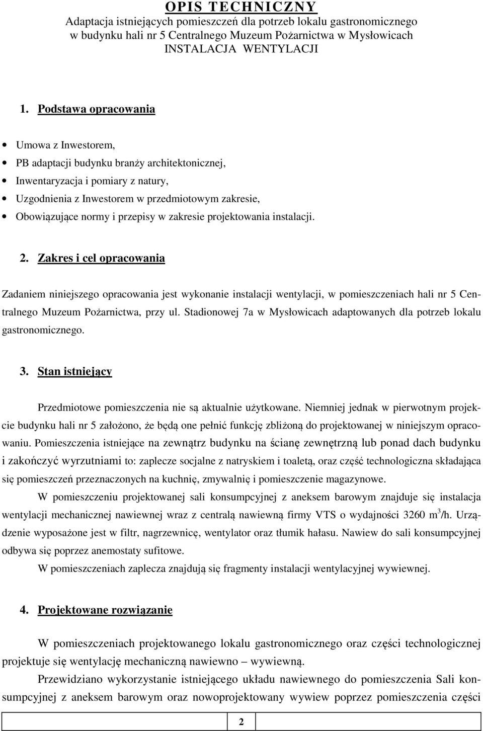 przepisy w zakresie projektowania instalacji. 2.