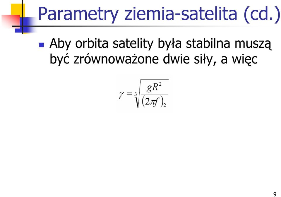 była stabilna muszą być