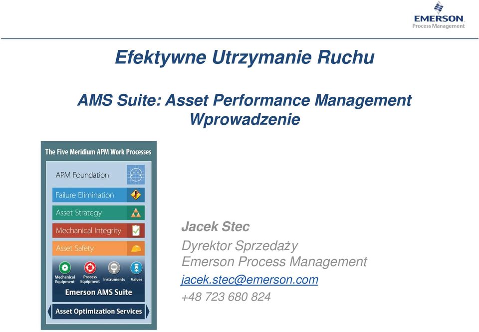 Stec Dyrektor Sprzedaży Emerson Process