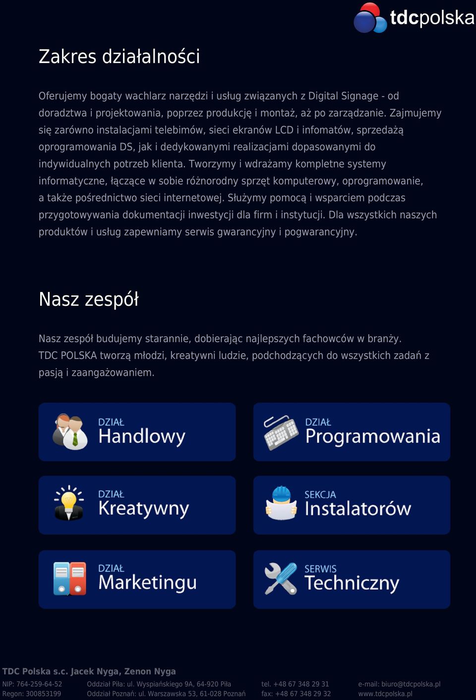 Tworzymy i wdrażamy kompletne systemy informatyczne, łączące w sobie różnorodny sprzęt komputerowy, oprogramowanie, a także pośrednictwo sieci internetowej.