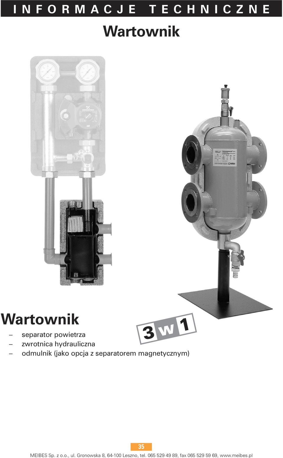 powietrza zwrotnica hydrauliczna