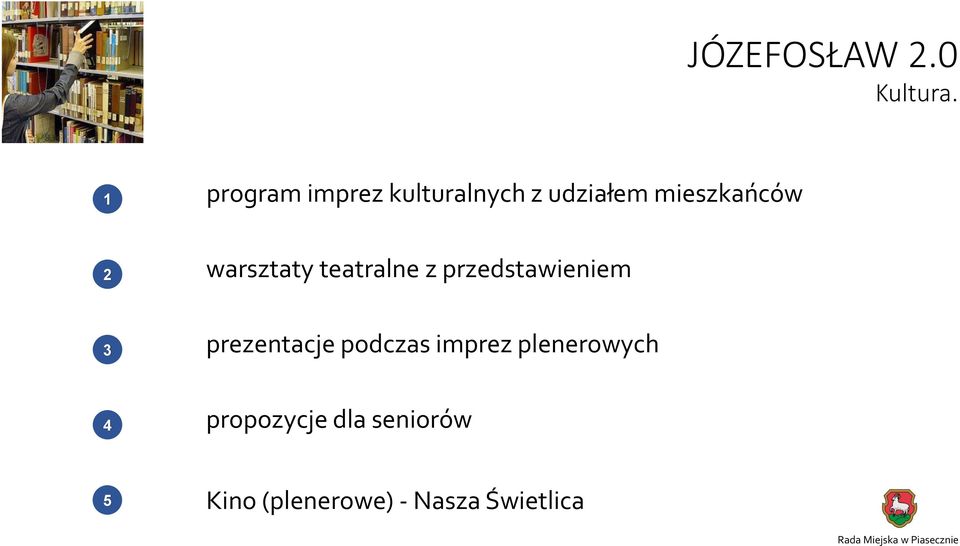 mieszkańców 2 warsztaty teatralne z przedstawieniem