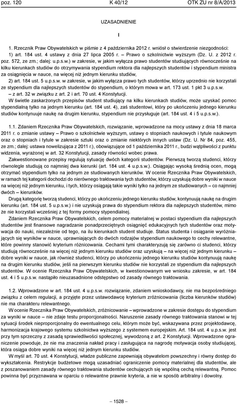z dnia 27 lipca 2005 r. Prawo