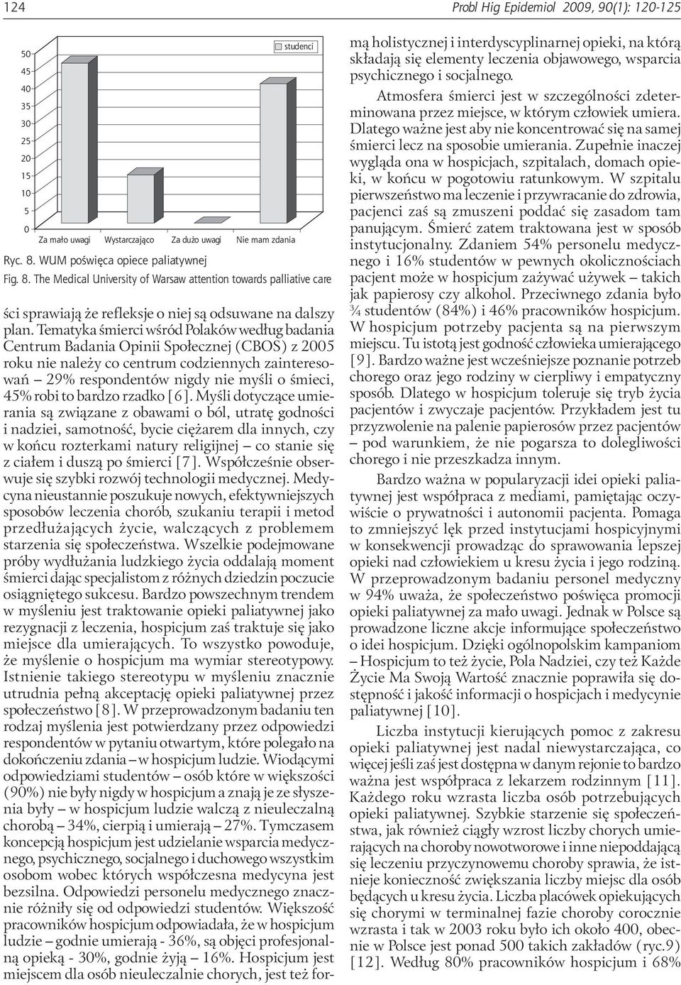 Tematyka śmierci wśród Polaków według badania Centrum Badania Opinii Społecznej (CBOS) z 25 roku nie należy co centrum codziennych zainteresowań 29% respondentów nigdy nie myśli o śmieci, 45% robi to