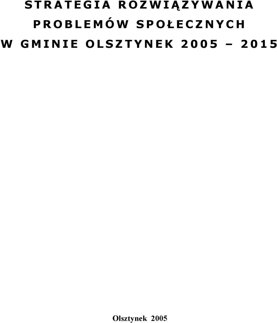 ECZNYCH W GMINIE
