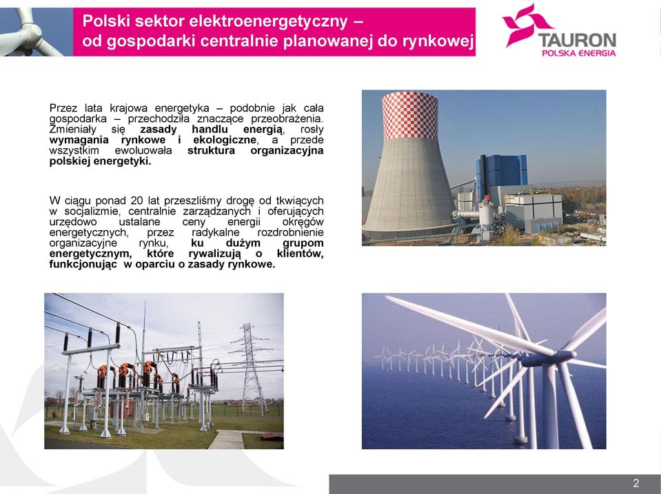 Zmieniały się zasady handlu energią, rosły wymagania rynkowe i ekologiczne, a przede wszystkim ewoluowała struktura organizacyjna polskiej energetyki.
