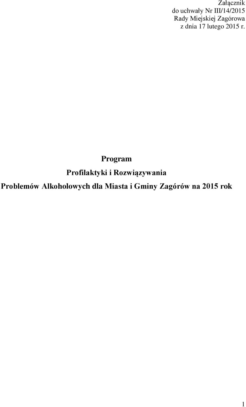 Program Profilaktyki i Rozwiązywania Problemów