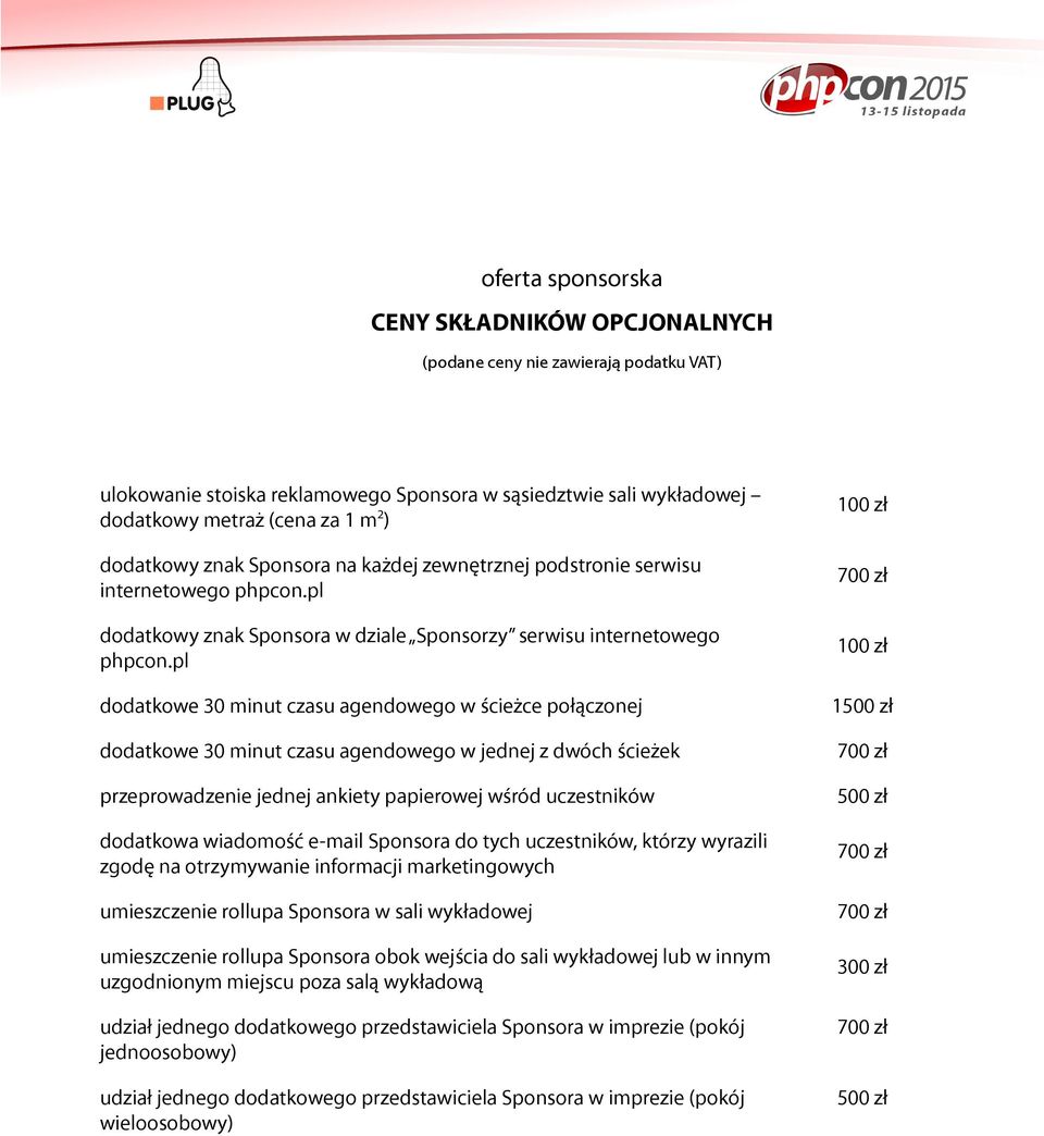 pl dodatkowe 30 minut czasu agendowego w ścieżce połączonej dodatkowe 30 minut czasu agendowego w jednej z dwóch ścieżek przeprowadzenie jednej ankiety papierowej wśród uczestników dodatkowa