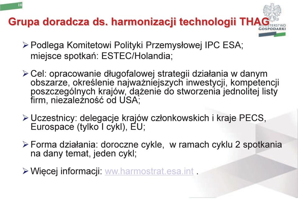 długofalowej strategii działania w danym obszarze, określenie najważniejszych inwestycji, kompetencji poszczególnych krajów, dążenie do