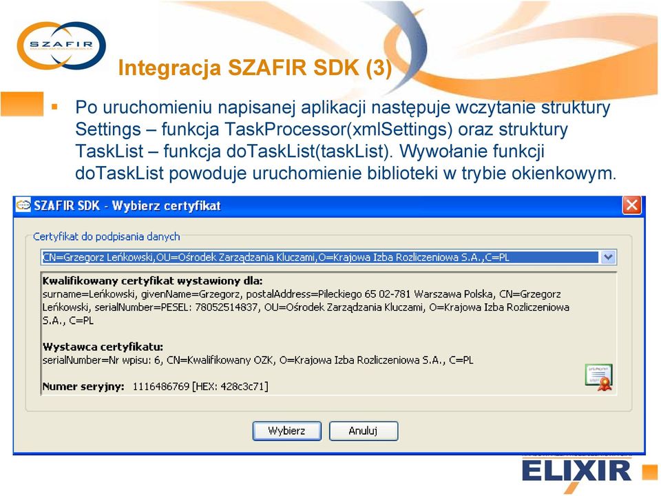 TaskProcessor(xmlSettings) oraz struktury TaskList funkcja