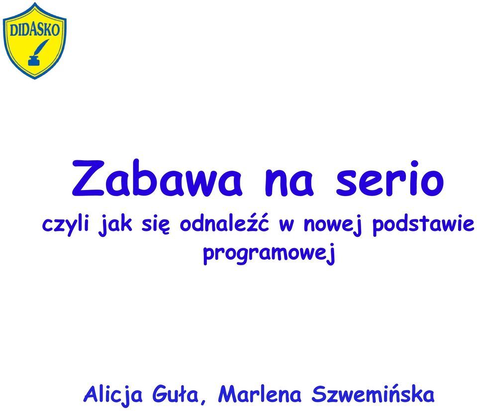 podstawie programowej