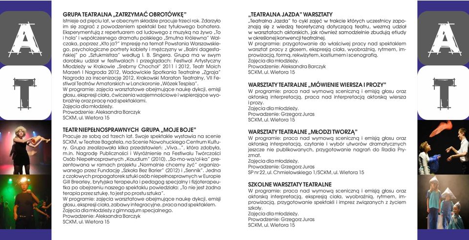 impresję na temat Powstania Warszawskiego, psychologiczne portrety kobiety i mężczyzny w Baśni dagestańskiej po Sztukmistrza według I. B. Singera.