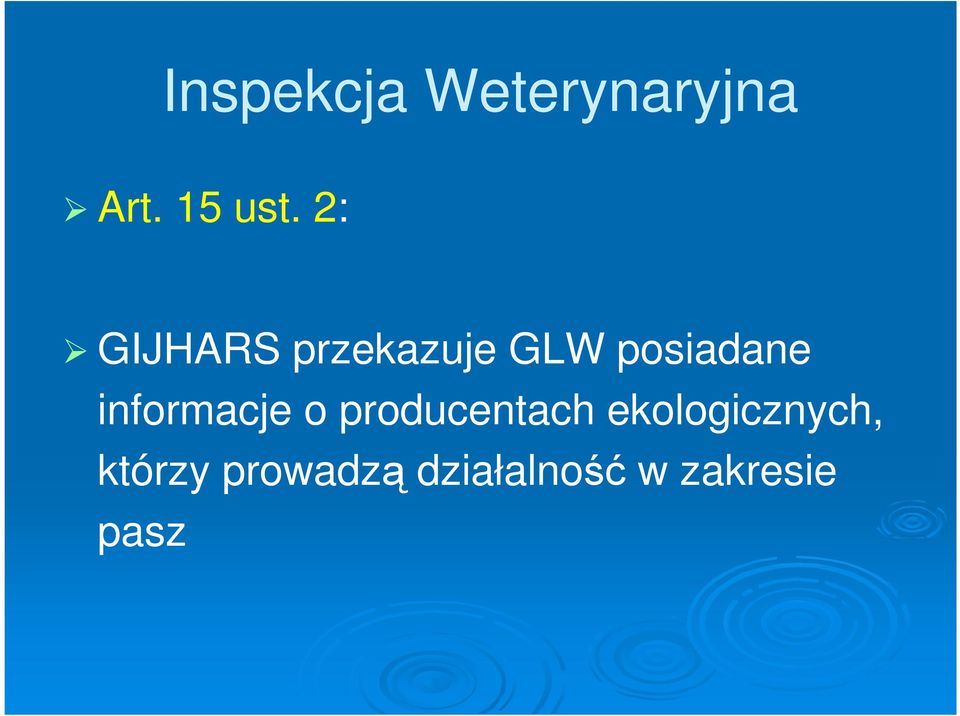 informacje o producentach