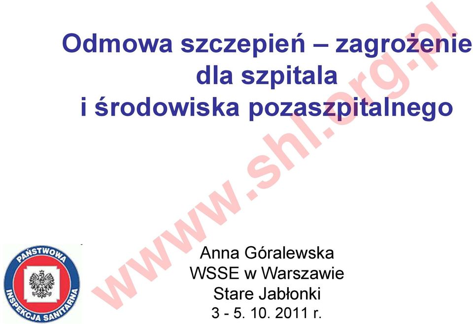 pozaszpitalnego Anna Góralewska