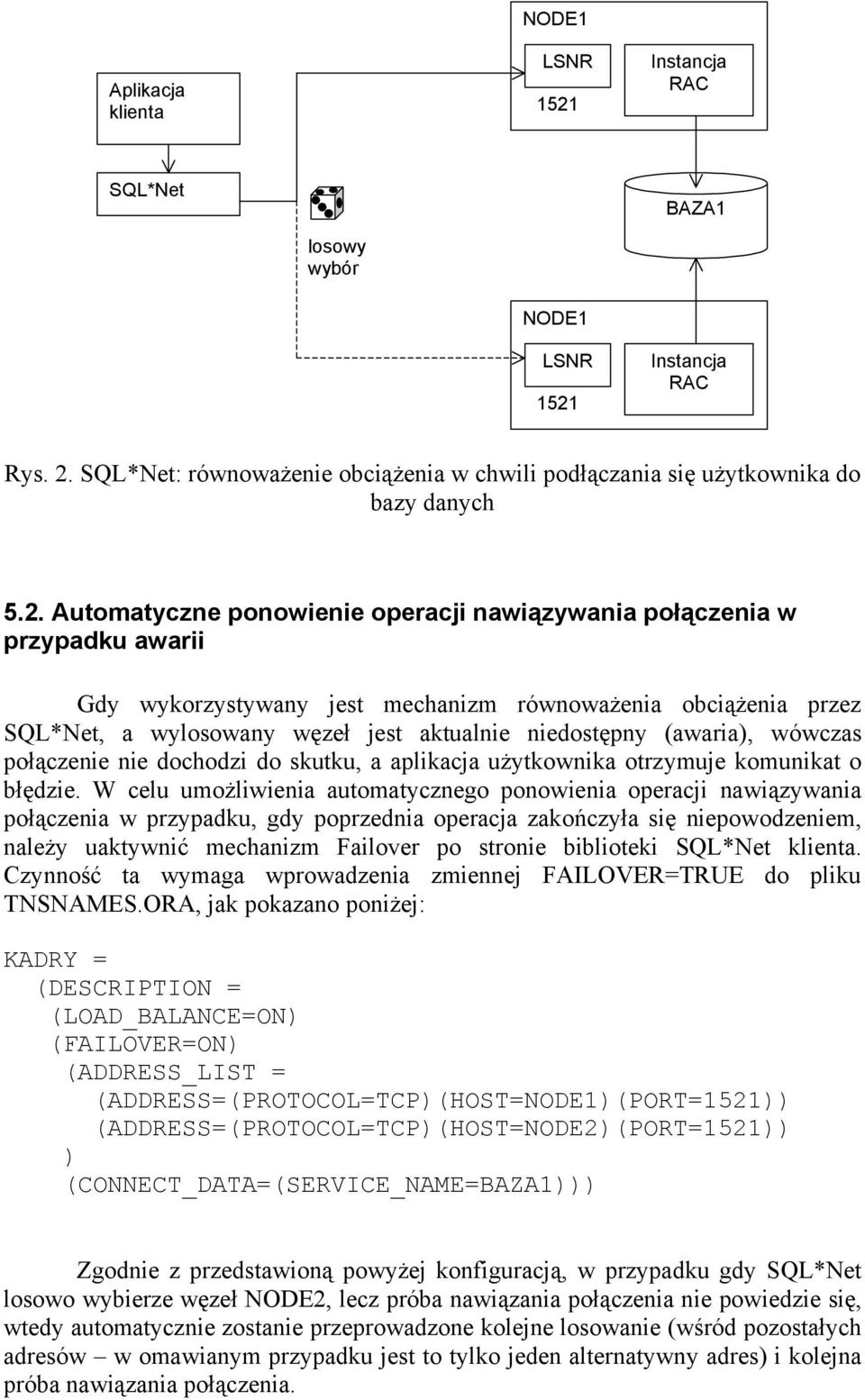 Instancja RAC Rys. 2.