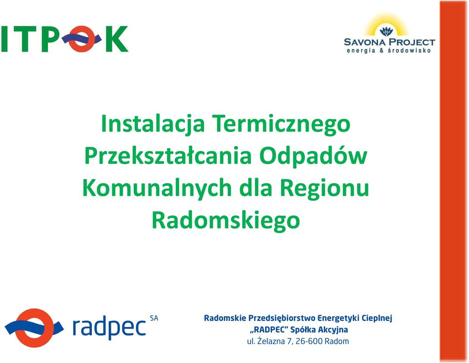 dla Regionu Radomskiego Radomskie