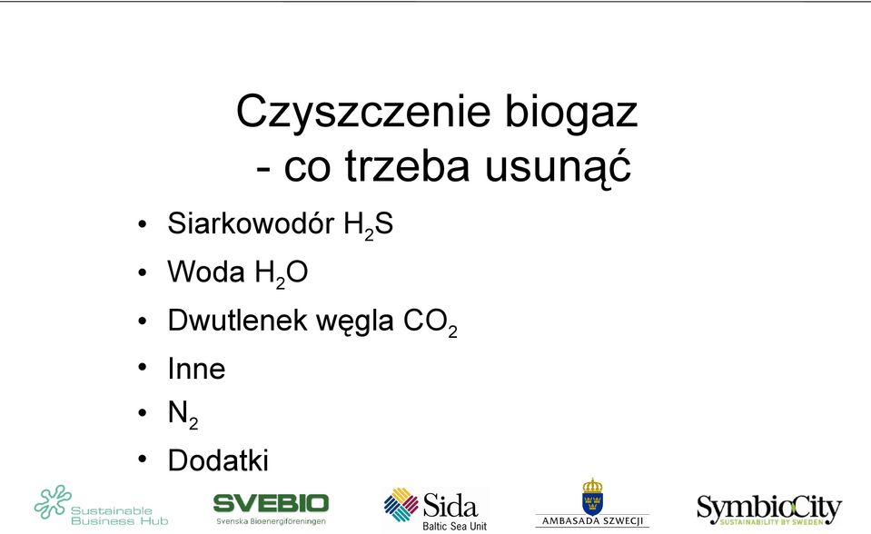 Siarkowodór H2S Woda H2O