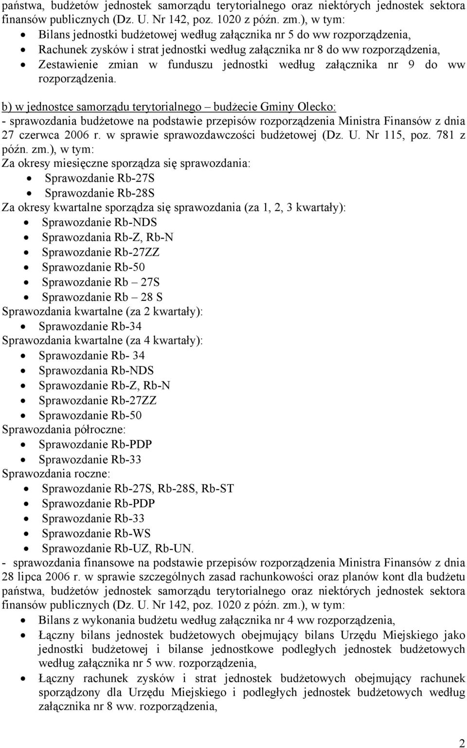 jednostki według załącznika nr 9 do ww rozporządzenia.